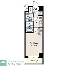 S-FORT船橋本町 9階1Kの間取り