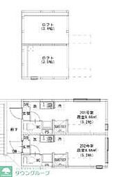 Comfort 天照　仮称)西新小岩四丁目(3) 2階ワンルームの間取り