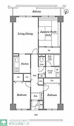 カッシア習志野 3LDKの間取図画像
