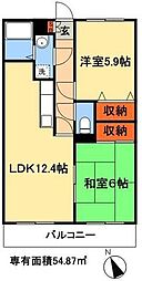 アニスティハイツ 2LDKの間取図画像