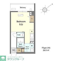 間取図画像 ワンルーム