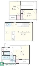 mi patio A棟 3LDKの間取図画像