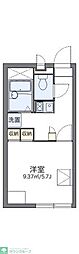 レオパレスカーサ 1Kの間取図画像