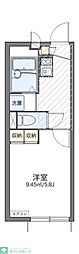 レオパレス宮本相久 1Kの間取図画像