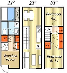 かえでパレス南行徳 2LDKの間取図画像