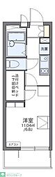 レオパレスエクスプレッシブ 1Kの間取図画像