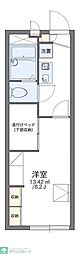 レオパレス宮本長栄 1Kの間取図画像