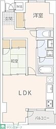 ナンカイ7 2LDKの間取図画像