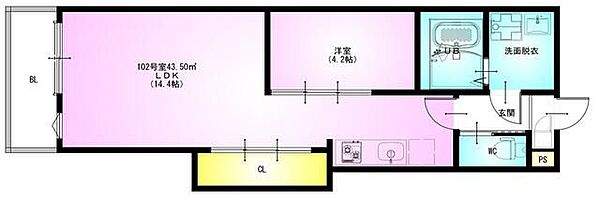 同じ建物の物件間取り写真 - ID:212042094620