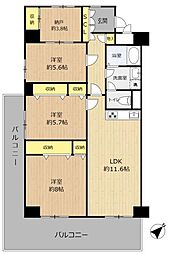 間取図画像 3SLDK