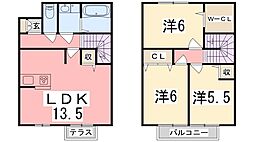 グランドソレーユ 3LDKの間取図画像