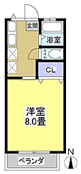 間取図画像 1K