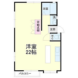 間取図画像 ワンルーム