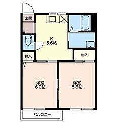 物件の間取り