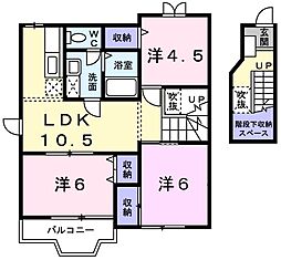 カモミール 3LDKの間取図画像