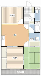槐ENJYU 3LDKの間取図画像