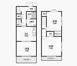SalemA 3DKの間取図画像