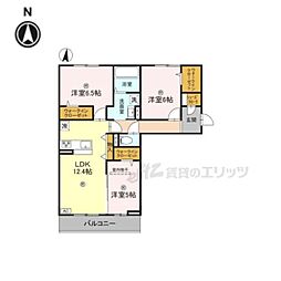 間取図画像 3LDK