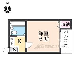 間取図画像 1K
