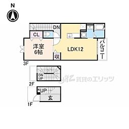 間取図画像 1LDK