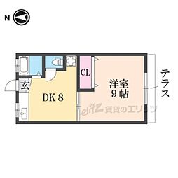 間取図画像 1DK