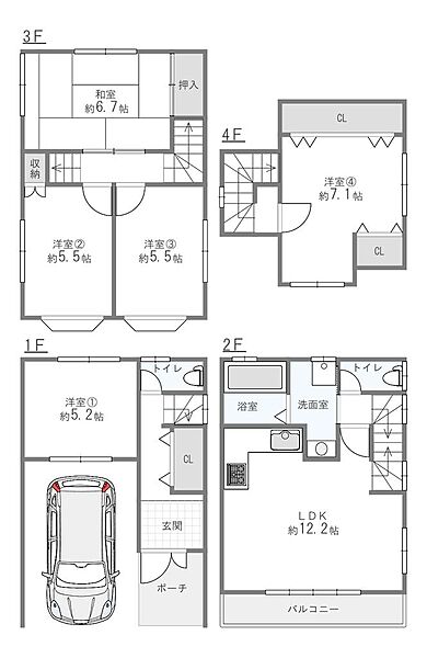 間取り：327001669512
