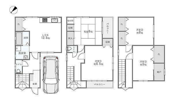 間取り：327001669525