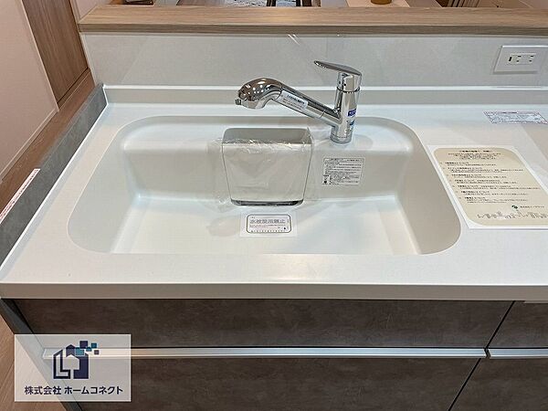 キッチン設備｜浄水器一体型の水栓が設置されておりますので、飲用水としてもご利用いただけます。
