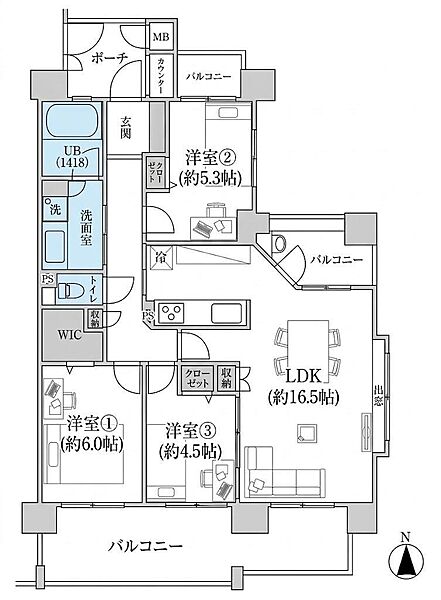 間取り：327003001282