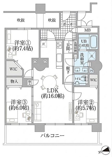 間取り：327003001411