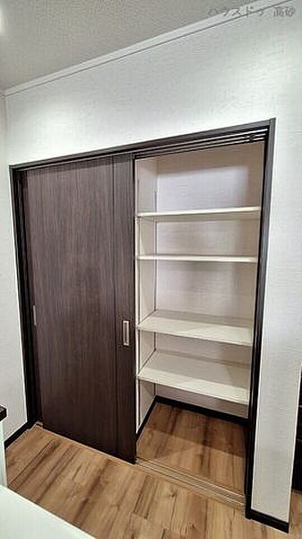 パントリーでございます。一部高さ調整な可動棚になっていますので便利にお使い頂けます(2024年10月12日撮影)
