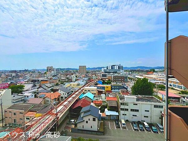 周りに高い建物がないため加古川市内を一望できます（撮影日：2026.6.12）