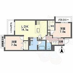 物件の間取り