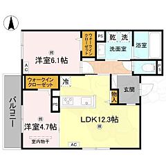 物件の間取り