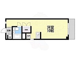 グランシャリオ ワンルームの間取図画像