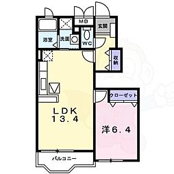 アルバ 1LDKの間取図画像