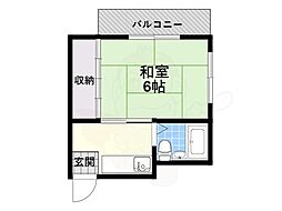 シノマンション 1Kの間取図画像