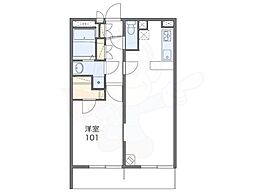 エクセル耳成 1LDKの間取図画像