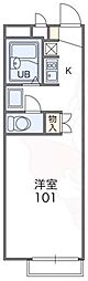 レオパレスセンチュリー 1Kの間取図画像