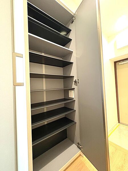 ご家族分の靴もすっきり収納できる大容量タイプです。