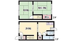 鶴乃苑 3Kの間取図画像