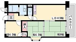 ファミールハイツ 3LDKの間取図画像