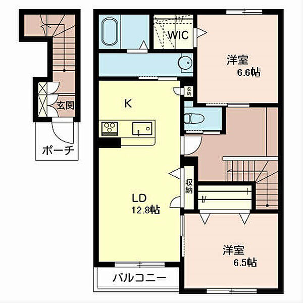 同じ建物の物件間取り写真 - ID:228050249180