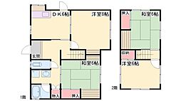 稲美町和田貸家 4DKの間取り