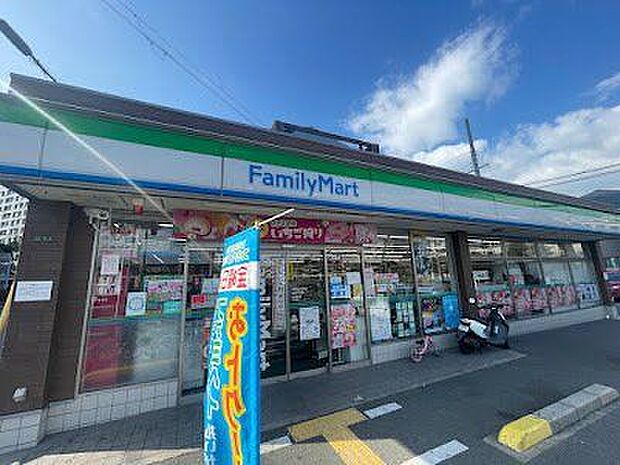 ファミリーマート大正千島店24時間営業 480m