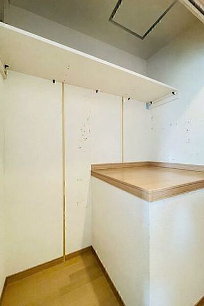 たっぷり収納できるWIC★お洋服はもちろん、趣味のものなどお持物をしっかり吸収♪※AIによる空室修正をしております。