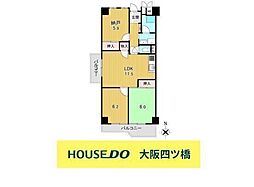 中津グリーンハイツ 2SLDKの間取図画像