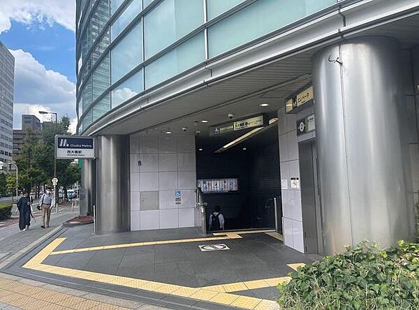 西大橋駅OsakaMetro長堀鶴見緑地線。 350m