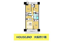プレサンスロジェ都島本通EAST 3LDKの間取図画像