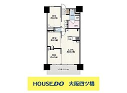 リバーガーデン千林大宮 3LDKの間取図画像